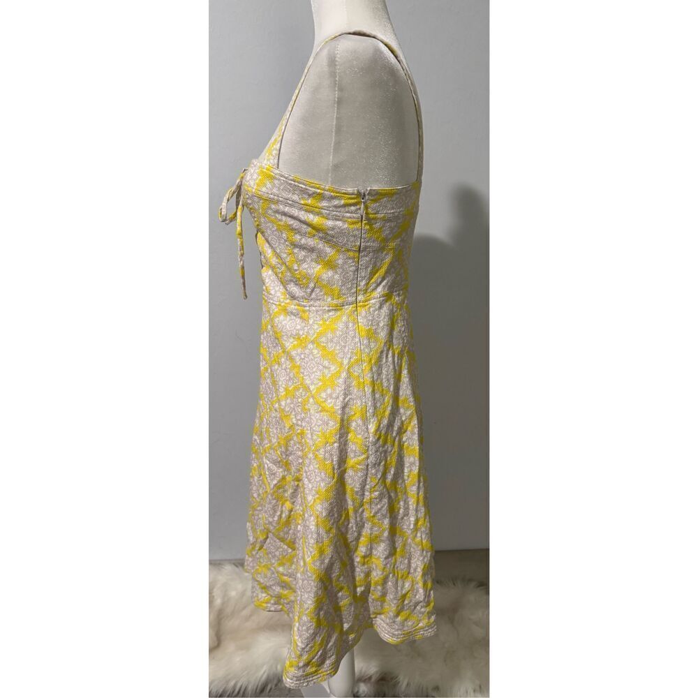 Diane Von Furstenberg luxe lace up henna diamonds print mini dress 6 - Picture 9 of 13